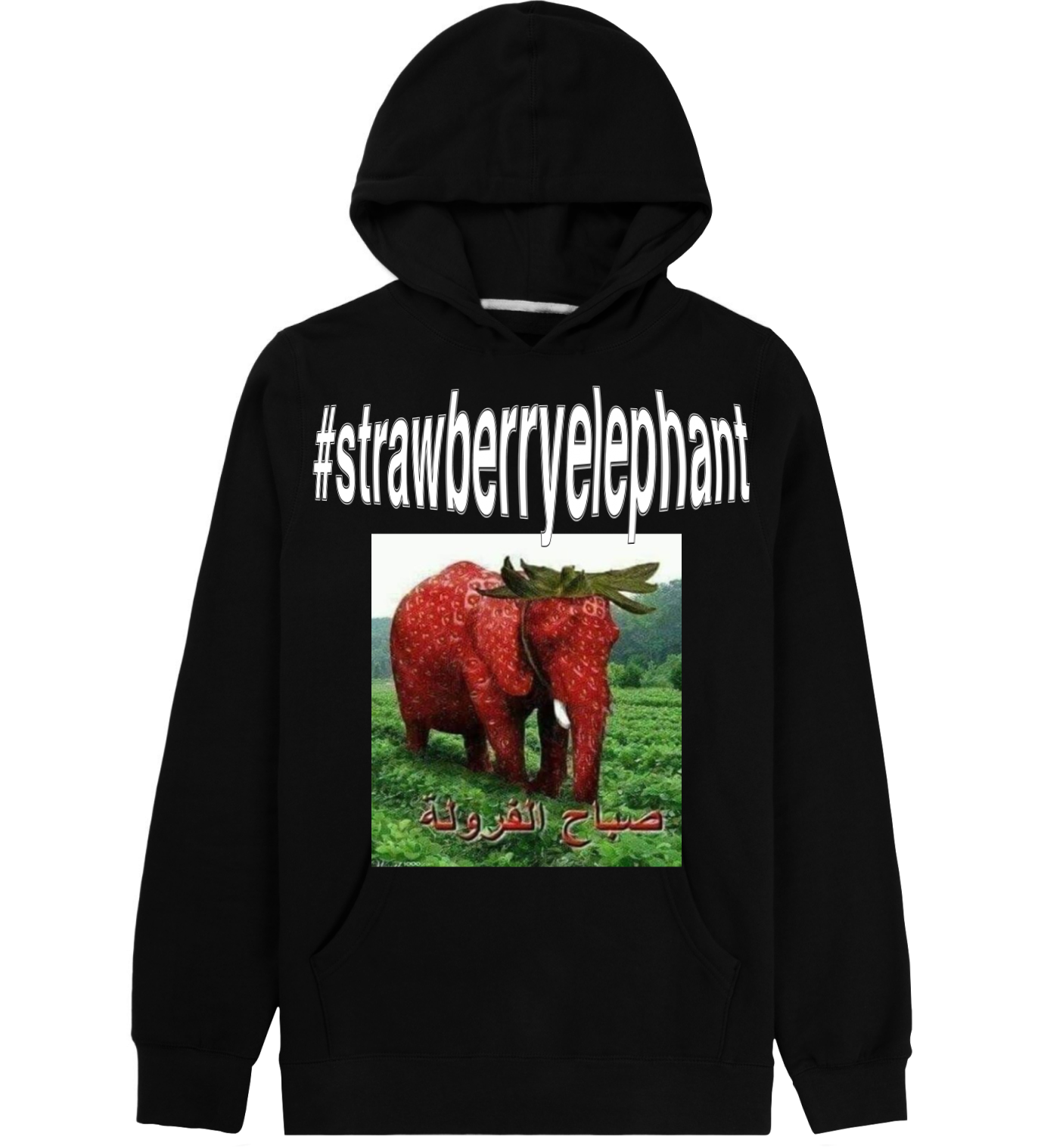 Strawberry Elephant Hoodie